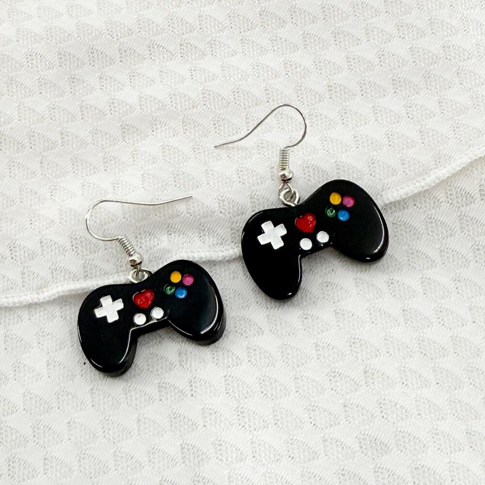 Game Console Dangle Earrings, Gamer Earrings, Gamer Gift, Gaming Earrings